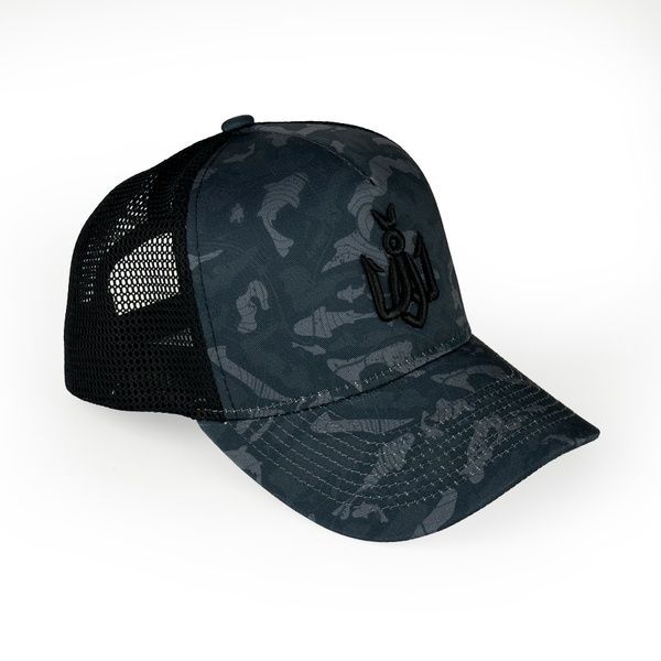 Кепка Fish Camo Grey К0003 фото