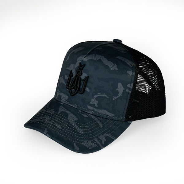 Кепка Fish Camo Grey К0003 фото